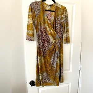 Gabrielle animal print dress